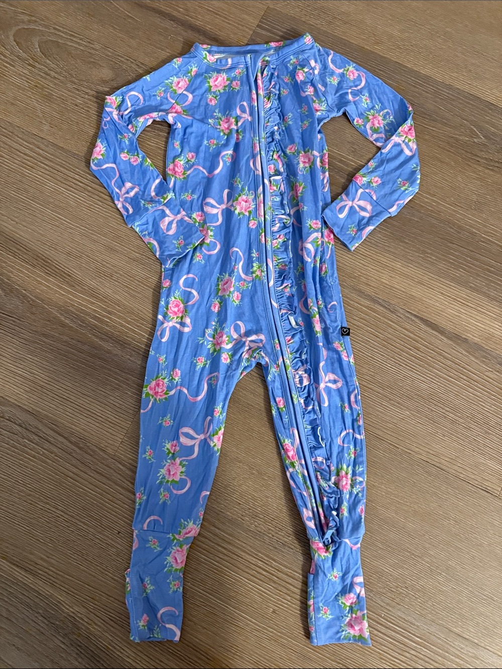 NWOT Lev Baby Elodie ruffle convertible romper - 12-18m